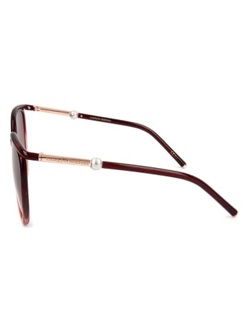 Carolina Herrera Damen-Sonnenbrille in Bordeaux