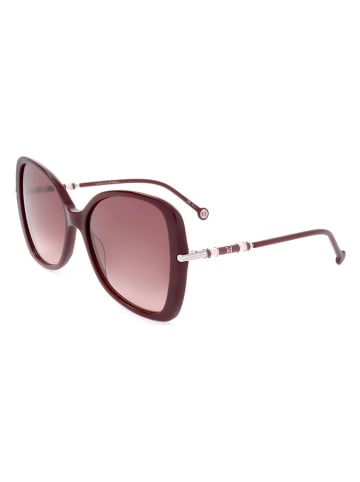 Carolina Herrera Damen-Sonnenbrille in Bordeaux/ Pink