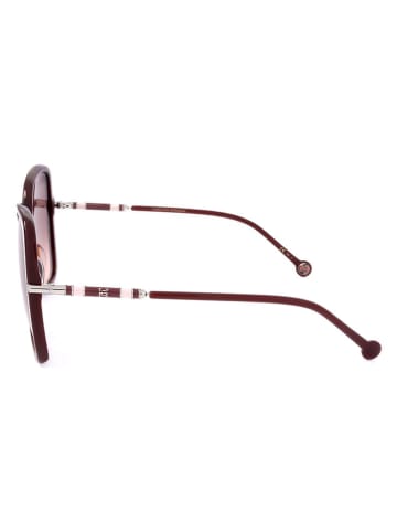 Carolina Herrera Damen-Sonnenbrille in Bordeaux/ Pink