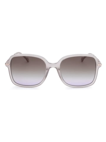 Carolina Herrera Damen-Sonnenbrille in Creme/ Grau