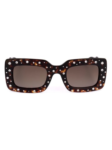 Carolina Herrera Damskie okulary przeciwsłoneczne w kolorze brązowym