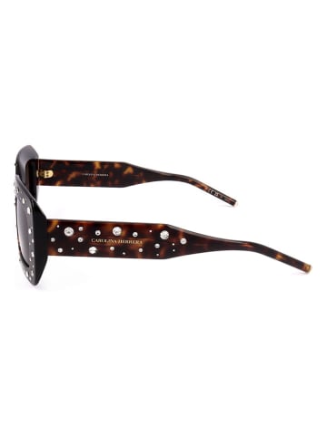Carolina Herrera Damskie okulary przeciwsłoneczne w kolorze brązowym