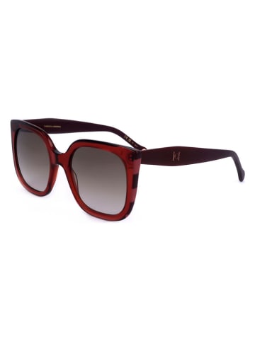 Carolina Herrera Dameszonnebril rood/grijs