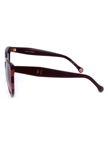 Carolina Herrera Damskie okulary przeciwsłoneczne w kolorze czerwono-szarym