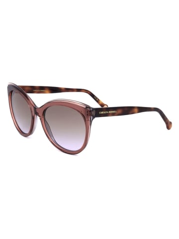 Carolina Herrera Damen-Sonnenbrille in Hellbraun