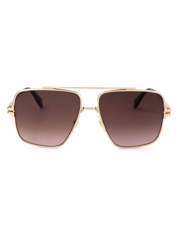 Marc Jacobs Damen-Sonnenbrille in Gold/ Hellbraun