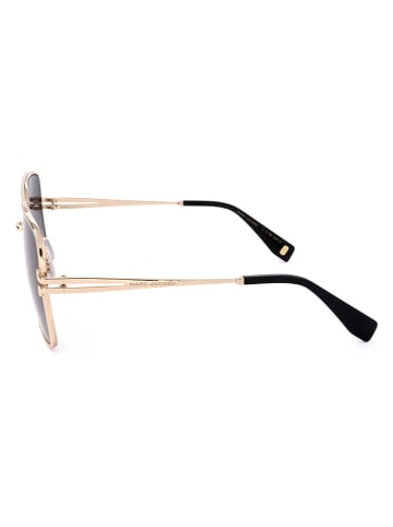 Marc Jacobs Damen-Sonnenbrille in Gold/ Dunkelblau
