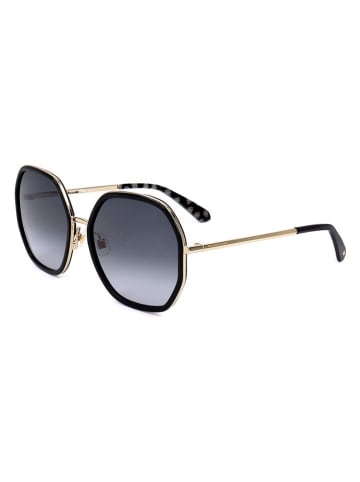 Kate Spade Dameszonnebril zwart-goudkleurig/donkerblauw