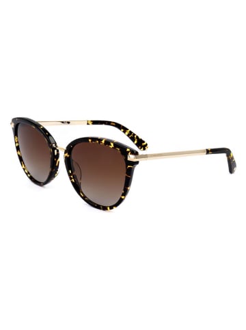 Kate Spade Damen-Sonnenbrille in Braun-Gold/ Hellbraun