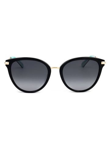 Kate Spade Damen-Sonnenbrille in Schwarz-Gold/ Dunkelblau