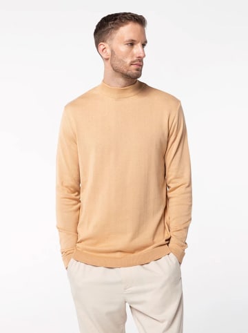 Basiclo Sweter w kolorze jasnobrązowym