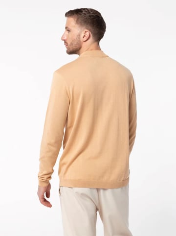 Basiclo Sweter w kolorze jasnobrązowym