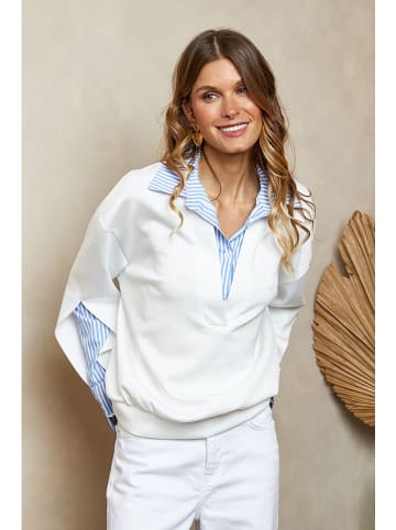 Joséfine Sweatbluse "Chaliah" in Weiß