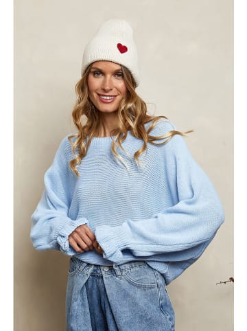 Joséfine Wollpullover "Rahel" in Hellblau