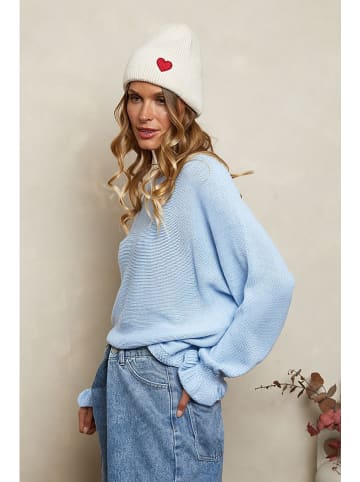 Joséfine Wollpullover "Rahel" in Hellblau