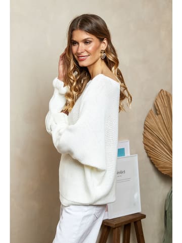 Joséfine Wollpullover "Rahel" in Creme