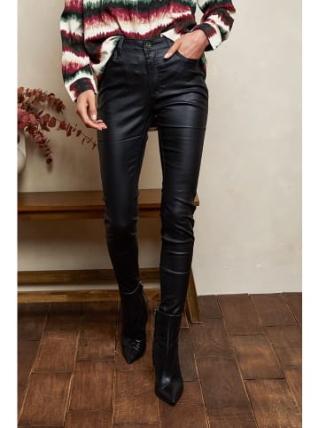 Joséfine Kunstlederhose "Ramos" in Schwarz