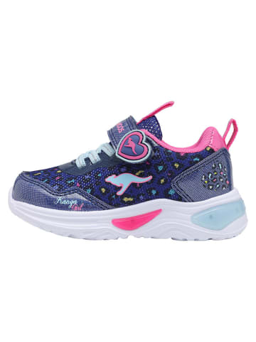 Kangaroos Sneakers "K-SLG Beauty EV" in Dunkelblau/Pink
