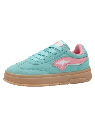 Kangaroos Sneakers "K-GK Meenie" in Türkis und Rosa