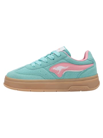 Kangaroos Sneakers "K-GK Meenie" in Türkis und Rosa