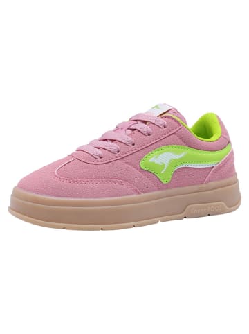 Kangaroos Sneakersy "K-GK Meenie" w kolorze jasnozielono-jasnoróżowym