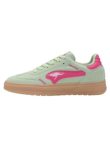 Kangaroos Sneakers "K-GW Heaven" mintgroen/roze