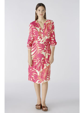 Oui Jurk roze/crème