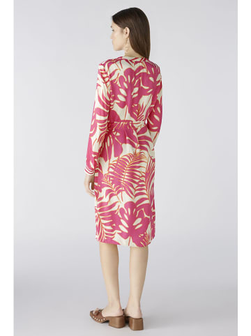 Oui Jurk roze/crème