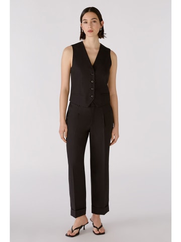 Oui Hose in Schwarz