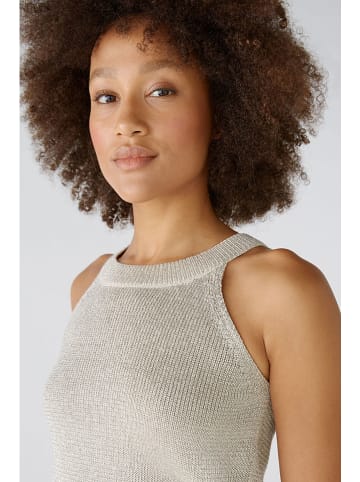 Oui Top in Taupe