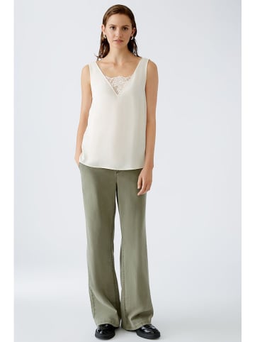Oui Top in Creme