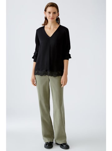 Oui Bluse in Schwarz