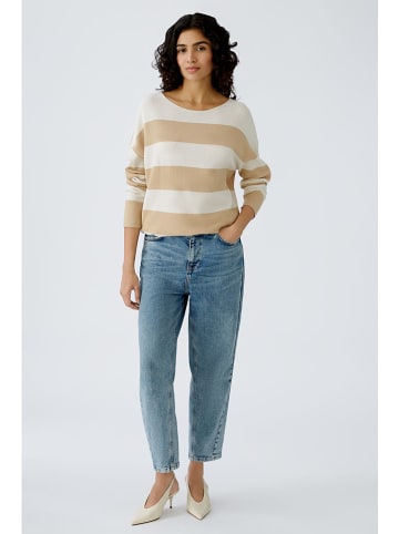 Oui Pullover in Beige/ Creme