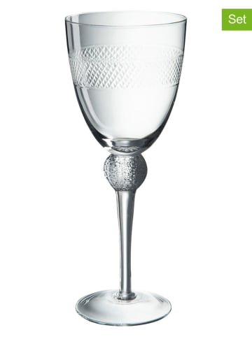 J Line 4er-Set: Weingläser - (H)22,5 x Ø 8,5 cm