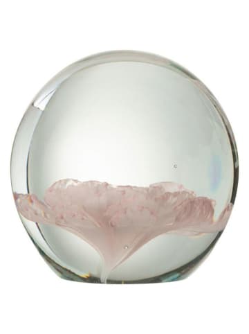 J Line Dekoobjekt in Rosa/ Ohne Farbe - (H)8 x Ø 8 cm