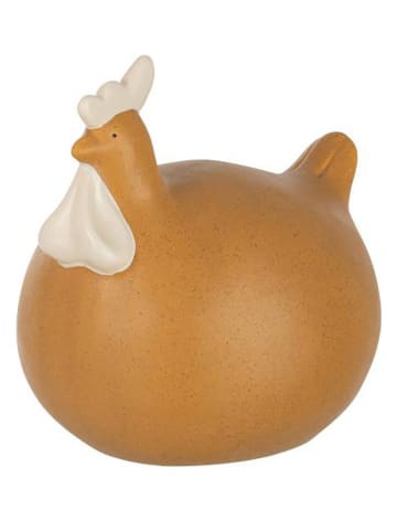 J Line Figurka dekoracyjna w kolorze jasnobrązowym - wys. 18 x Ø 17 cm