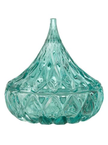 J Line Vorratsglas in Türkis - (H)13 x Ø 12,5 cm