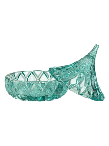 J Line Vorratsglas in Türkis - (H)13 x Ø 12,5 cm