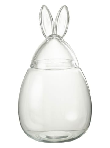 J Line Vorratsglas "Hase" in Transparent - (H)39 x Ø 22,5 cm