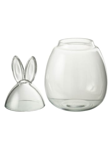 J Line Vorratsglas "Hase" in Transparent - (H)39 x Ø 22,5 cm