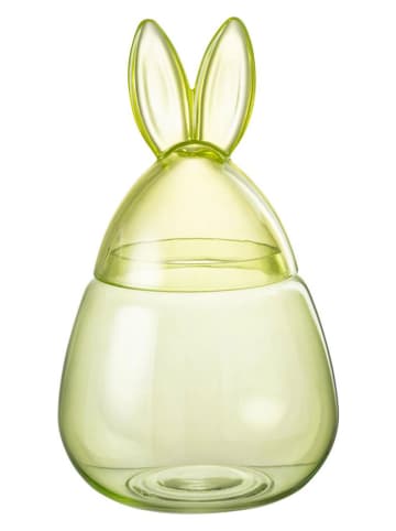 J Line Vorratsglas "Hase" in Grün - (H)34 x Ø 20 cm
