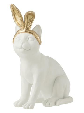 J Line Figurka dekoracyjna w kolorze białym - 21 x 28 x 11,5 cm