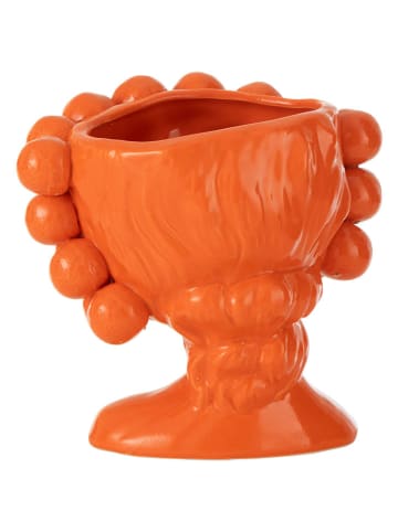 J Line Übertopf "Orangen Mädchen" in Orange - (B)19 x (H)20 x (T)16,6 cm