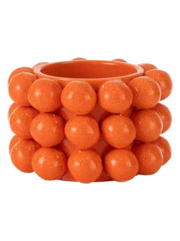 J Line Übertopf "Orangen" in Orange - (H)10 x Ø 15,5 cm