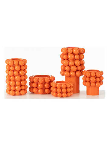 J Line Übertopf "Orangen" in Orange - (H)10 x Ø 15,5 cm