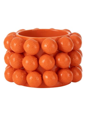 J Line Übertopf "Orangen" in Orange - (H)13 x Ø 19,5 cm