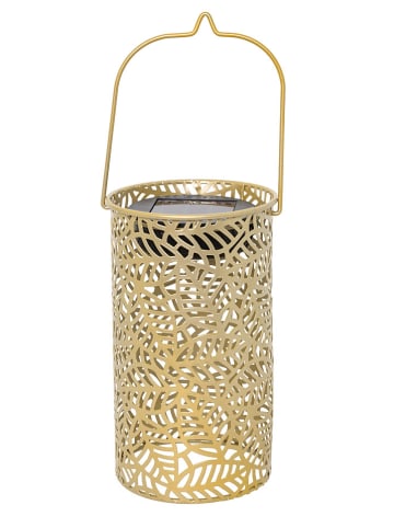 Garden Hero Ledsolarlantaarn goudkleurig - (H)18 x Ø 10 cm
