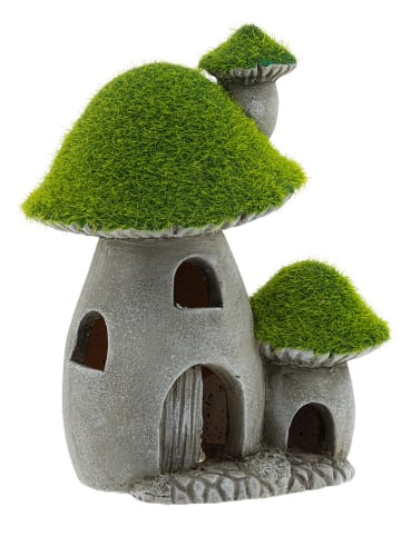 Garden Hero Dekoracja świetlna LED w kolorze szaro-zielonym - 15,5 x 19,5 x 10,5 cm