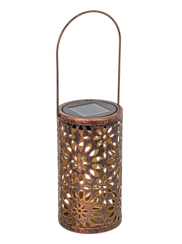 Garden Hero Ledsolarlantaarn koperkleurig - (H)18 x Ø 10 cm
