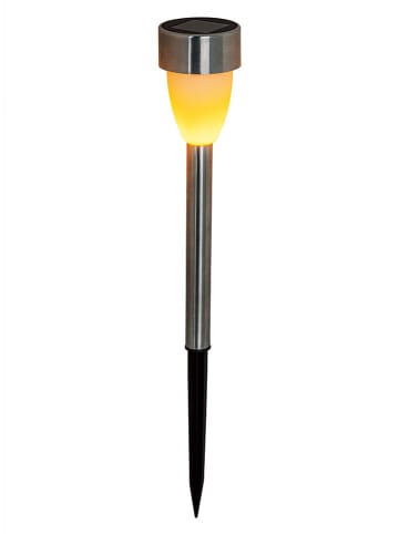 Garden Hero Ledtuinsteker zilverkleurig - (H)36 x Ø 5,5 cm